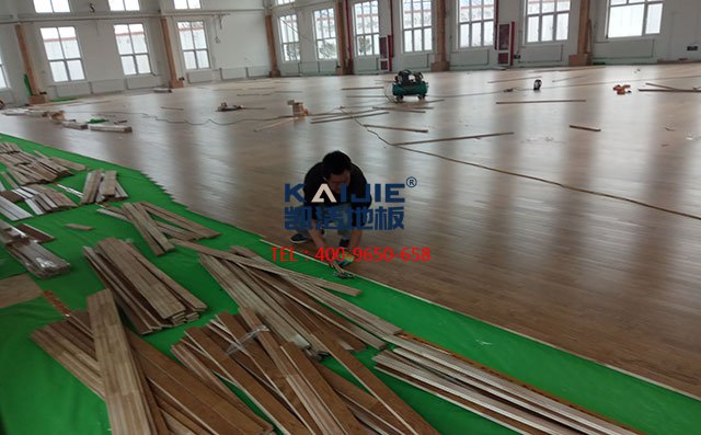 專業(yè)體育館木地板安裝，需要把這些事做好——凱潔地板