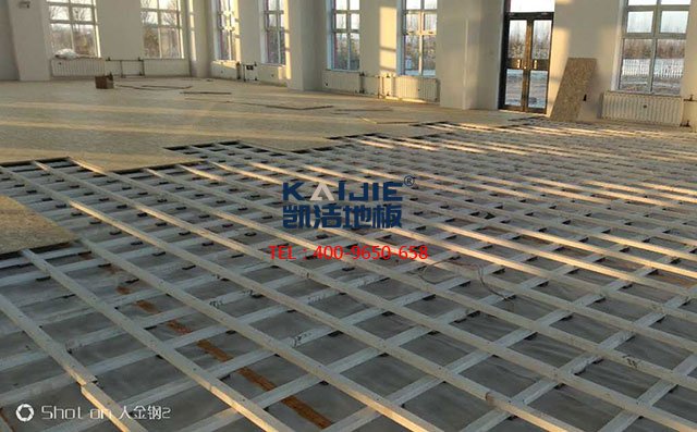 運動木地板使用壽命和施工也有很大關(guān)系——凱潔地板