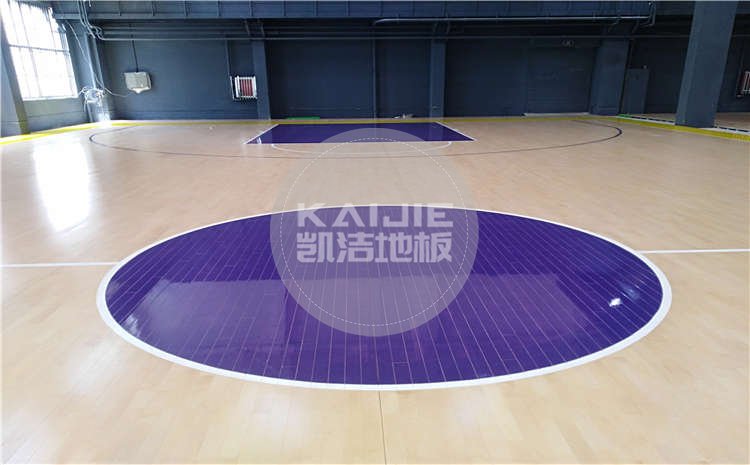 山東同昌物業(yè)公司籃球館木地板項(xiàng)目圖片