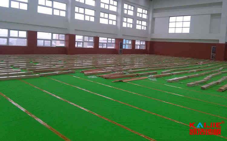 24mm單層龍骨結(jié)構(gòu)籃球館地板公司