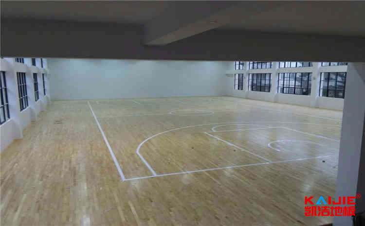 24厚籃球運動地板安裝工藝